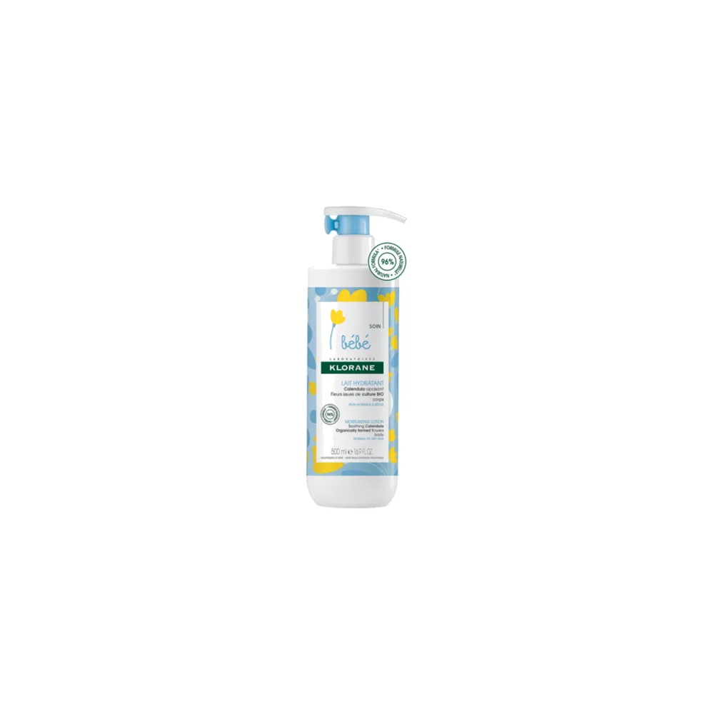 Klorane LAIT HYDRATANT calendula apaisant fleurs issues de culture bio 500ml
