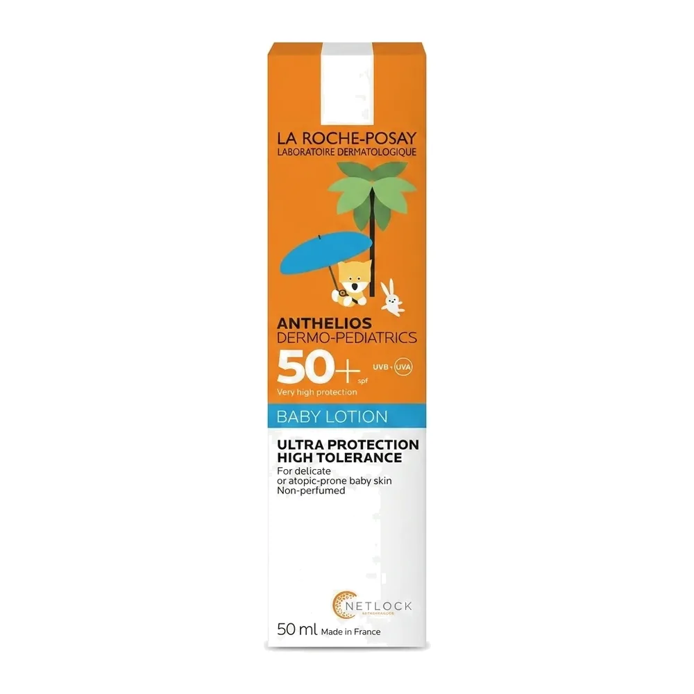 La Roche-Posay – Anthelios Dermo-Pediatrics Baby Lotion SPF 50+ – Très haute protection solaire – 50 ml