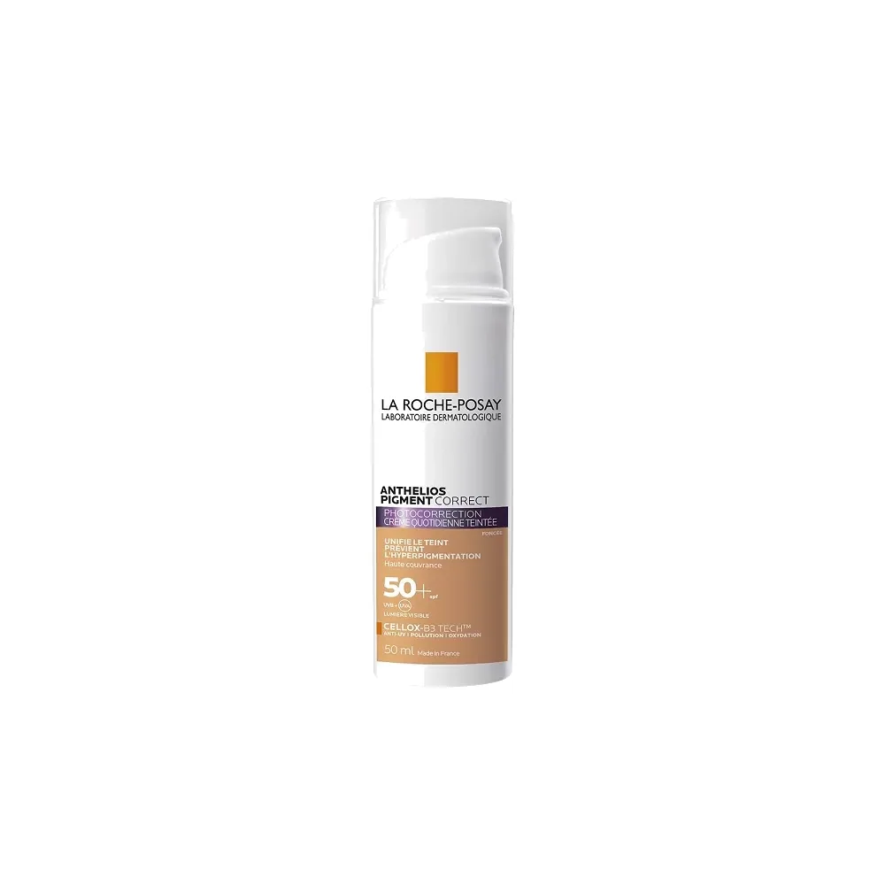 LA ROCHE POSAY ANTHELIOS PIGMENT CORRECT SPF 50 teintée foncée 50 ml