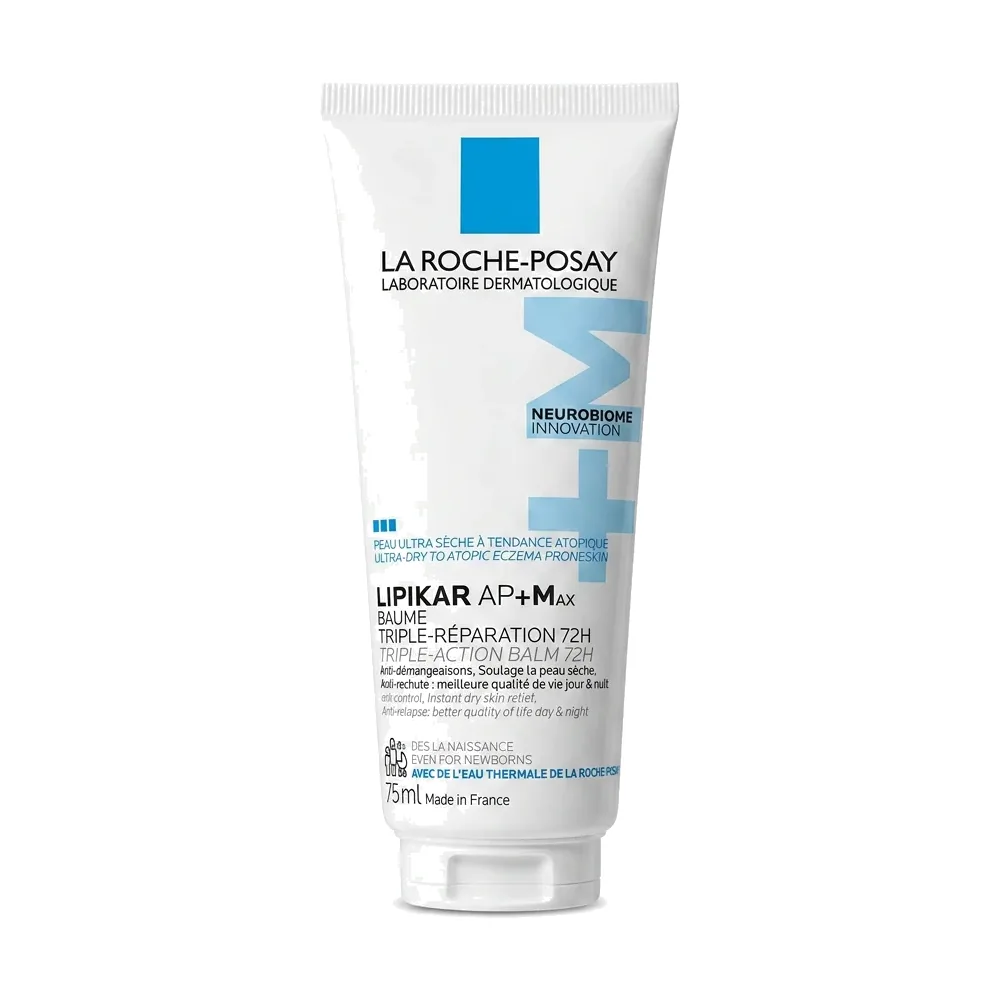 La Roche-Posay – Lipikar AP+M Triple-Action Balm 72H – Apaise et Répare – 75ml