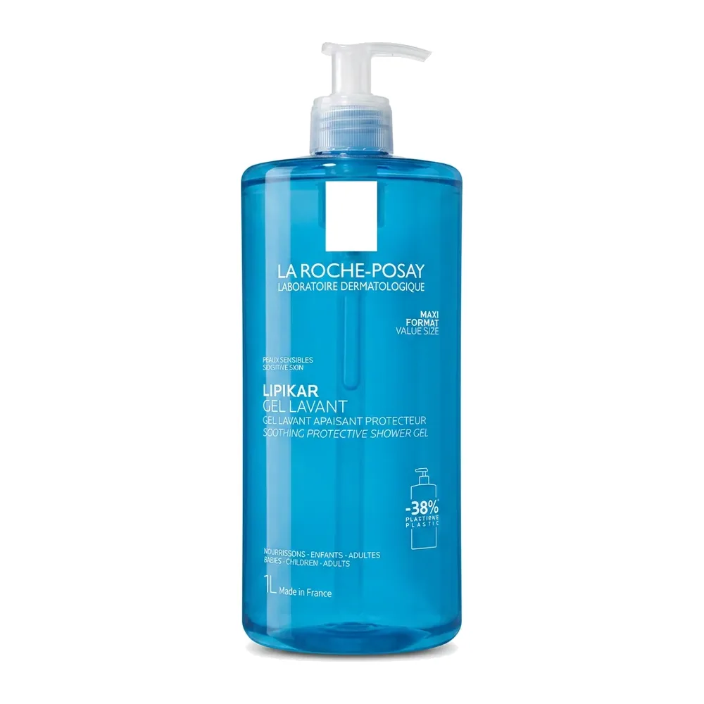 LA ROCHE-POSAY – LIPIKAR GEL LAVANT – Apaisant protecteur – 1L
