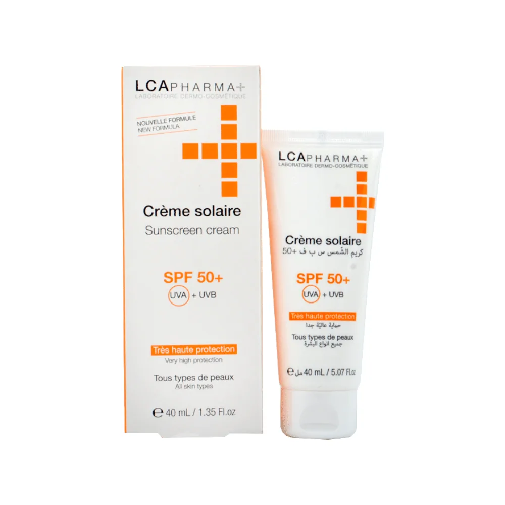 Lca Pharma Ecran Solaire Spf50+ 40Ml واقي الشمس من شركة إل سي إيه فارما بعامل حماية 50+، 40 مل