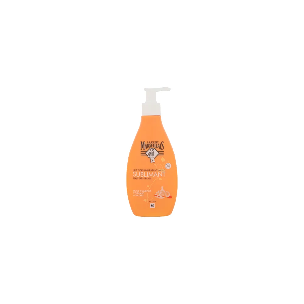 LE PETIT MARSEILLAIS Lait Corps Nacré Sublimant Huile d’Abricot, Lys Blanc & Nacres 250ML