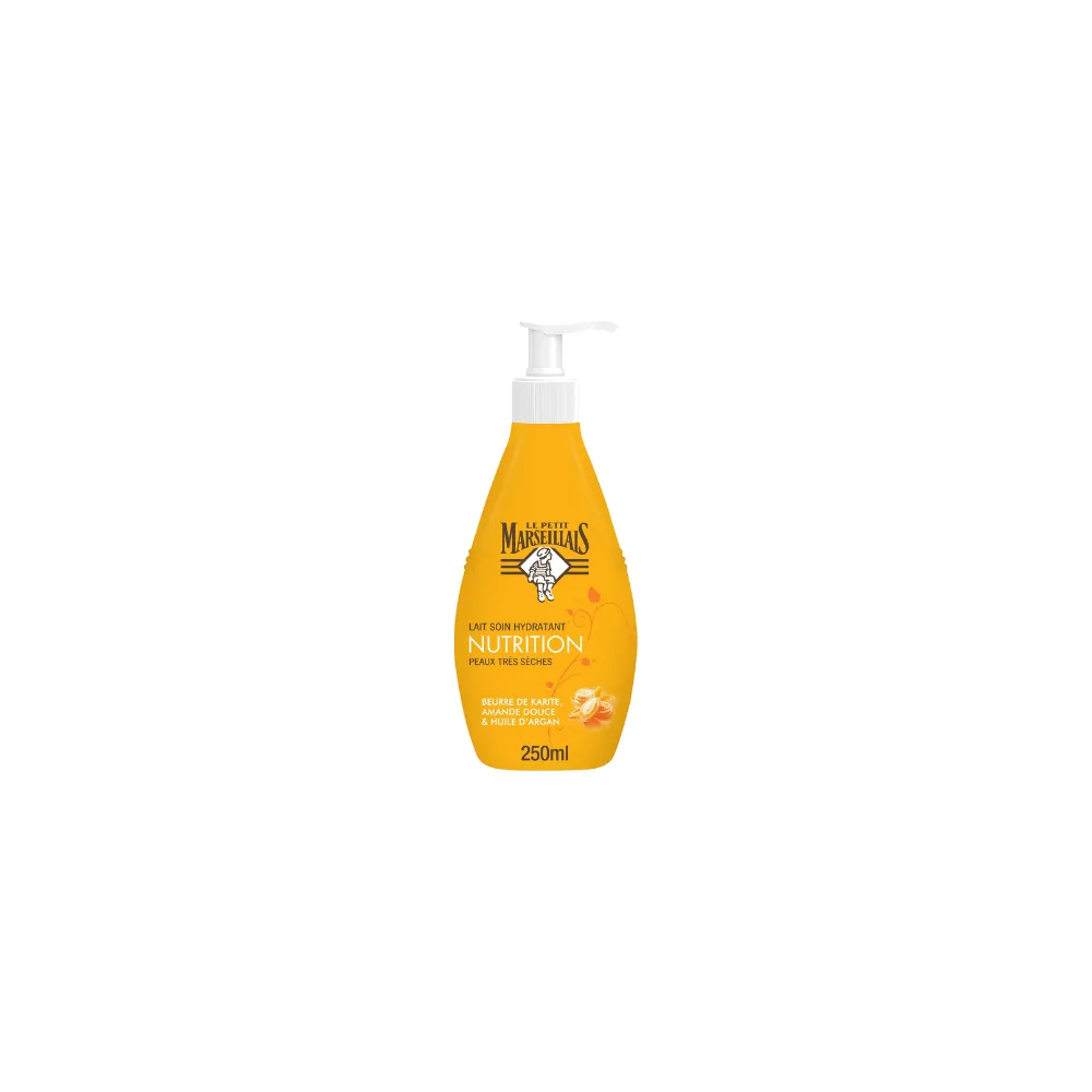 Le Petit Marseillais Lait Soin Hydratant Nutrition Peaux Tres Seches 250ml