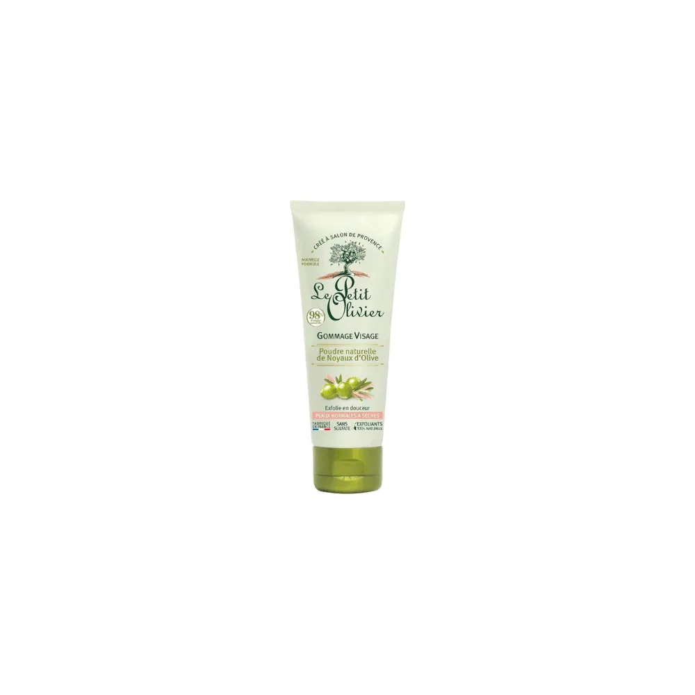 Le Petit Olivier Gommage Corps Poudre Naturelle De Noyaux D’Olive 75ml
