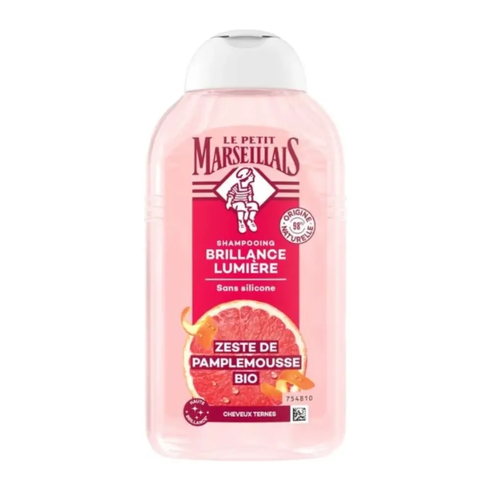 Le Petit Marseillais Shampoing 250Ml Brillance Lumiere Pamplemousse Bio