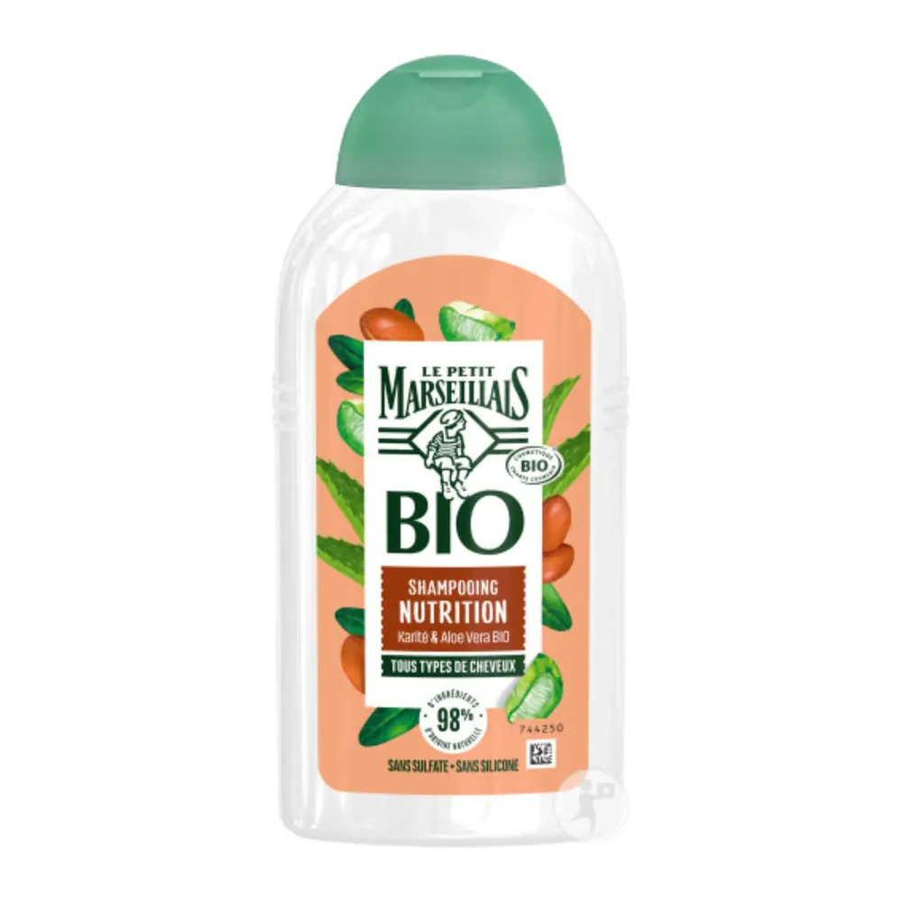 Le Petit Marseillais Shampoing 250Ml Karite Et Aloe Vera Bio