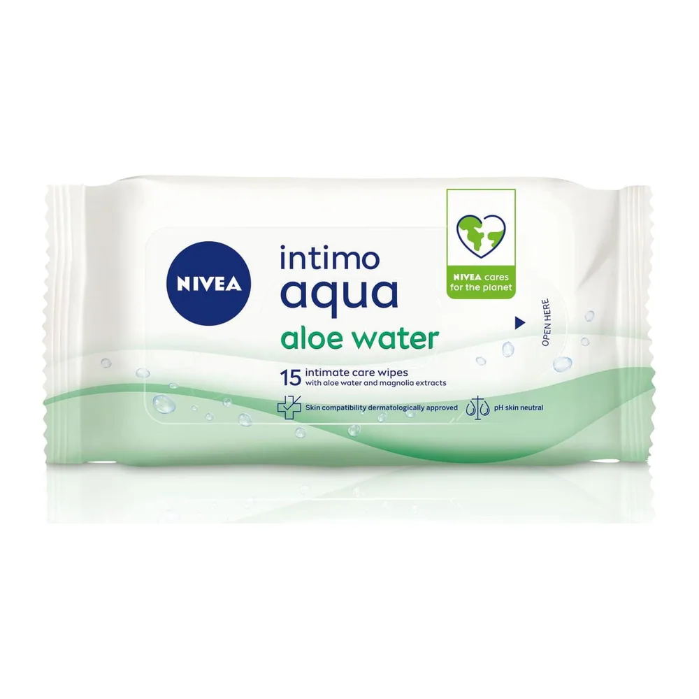 Lingettes Hygiene Intime Raffraichissante Aloe Vera
