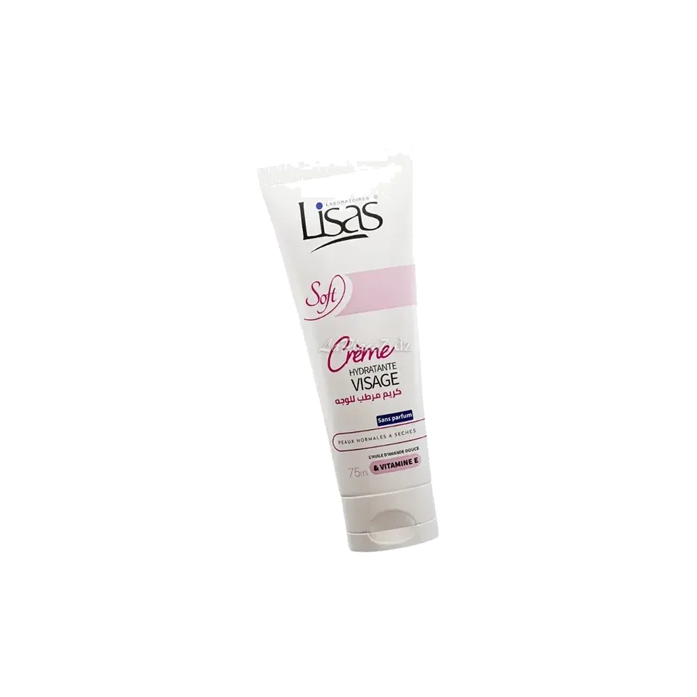 Lisas Soft Crème Hydratante Visage Peaux Normales À Seches 75ml