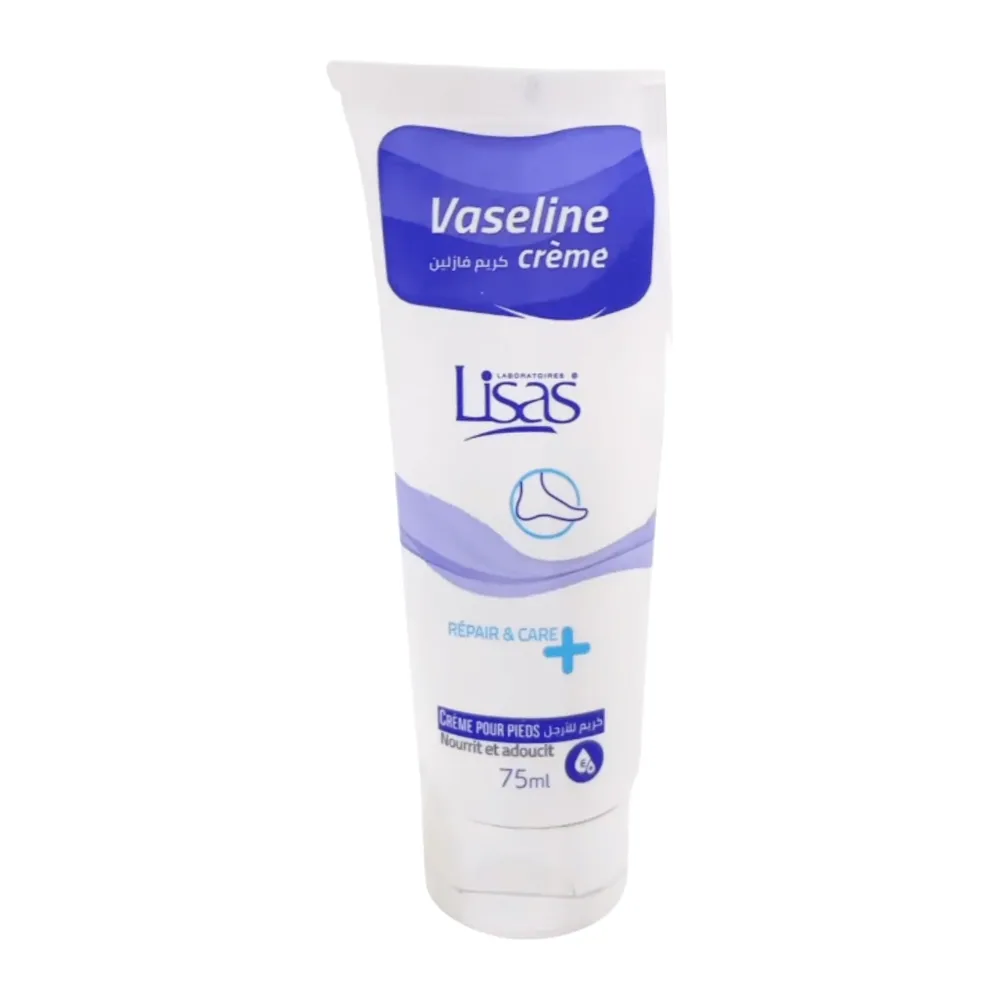 Lisas Vaseline En Creme Pieds 75Ml Repair And Care