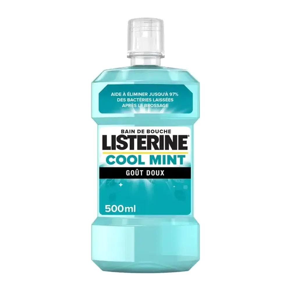 Listerine Cool Mint Gout Doux Bain De Bouche 500ml