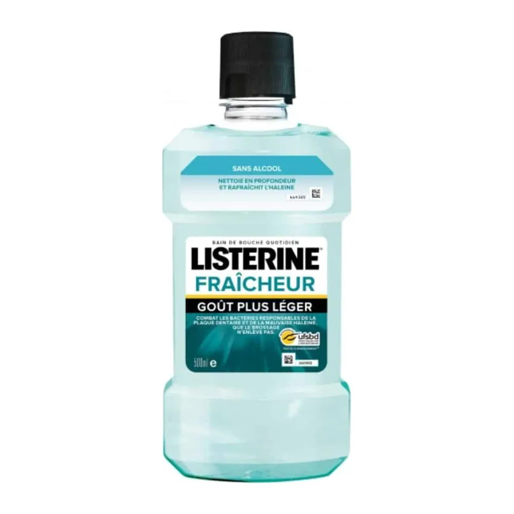 Listerine Fraîcheur Goût Plus Léger 500ml