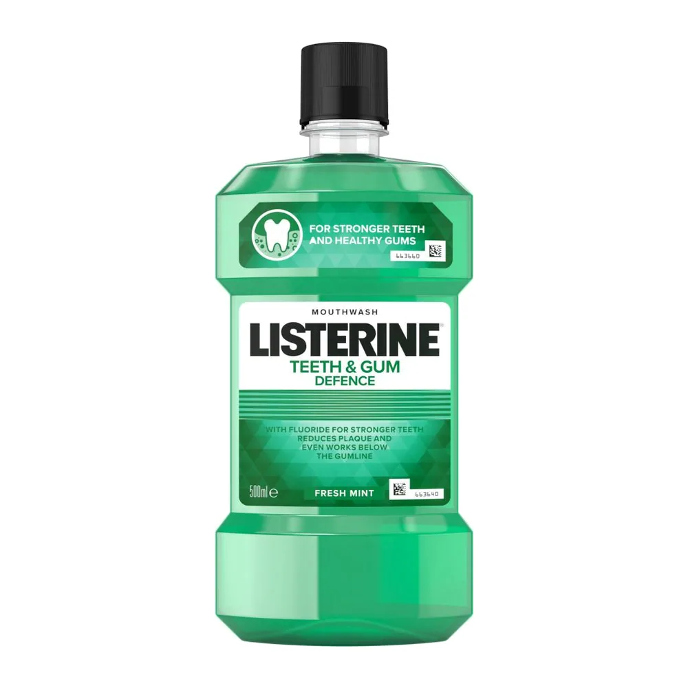 Listerine Fresh Mint Teeth & Gum Defence 500ml