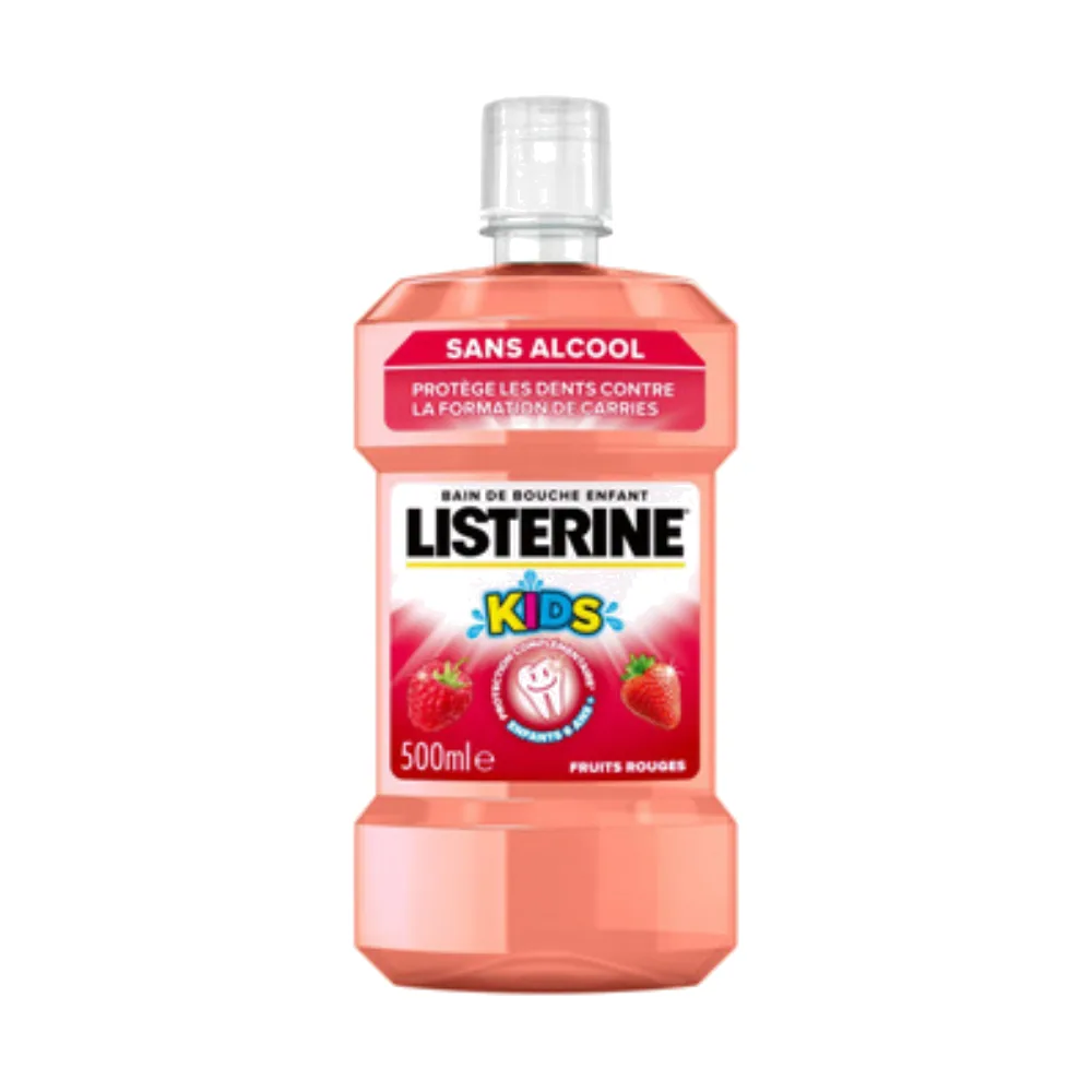 Listerine Kids Smart Rinse Fruits Rouge 500ml