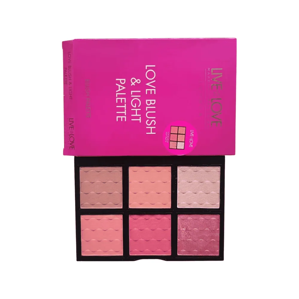 Live Love Blush & Light Palette Fards 15g