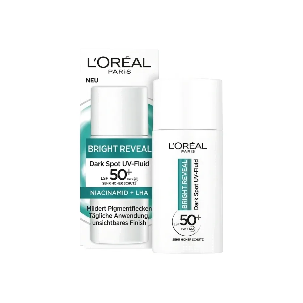 L’Oréal Paris Bright Reveal Fluide Anti-UV SPF50+ Anti-Taches Niacinamide 50 ml