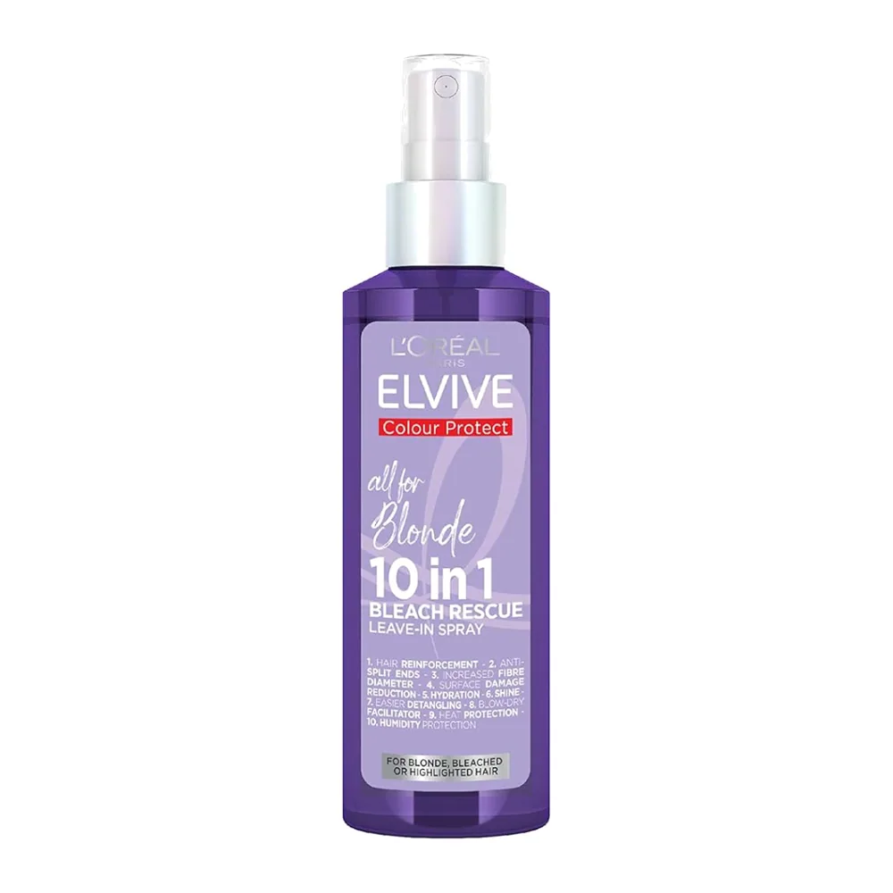 L’Oreal Elvital Color Glanz All For Blonde 10 In 1 Bleach Rescue Leave In Spray 150ml
