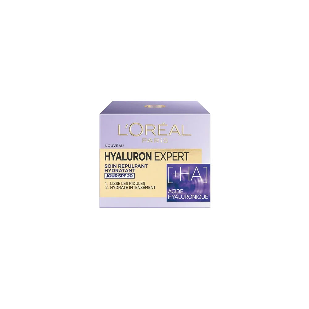 L’Oréal HYALURON EXPERT Soin Repulpant Hydratant Jour SPF20+ 50ml