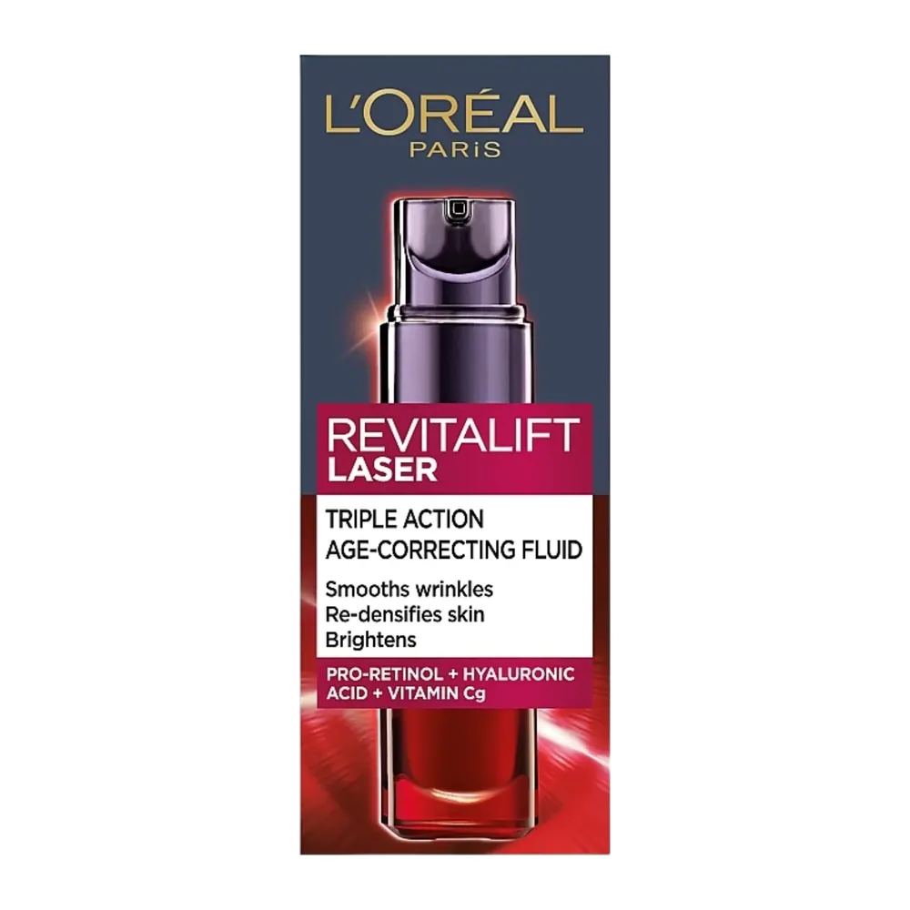 Loreal Revitalift Laser Triple Action Pro Retinol+ Hyaluronic Acid + Vitamin C