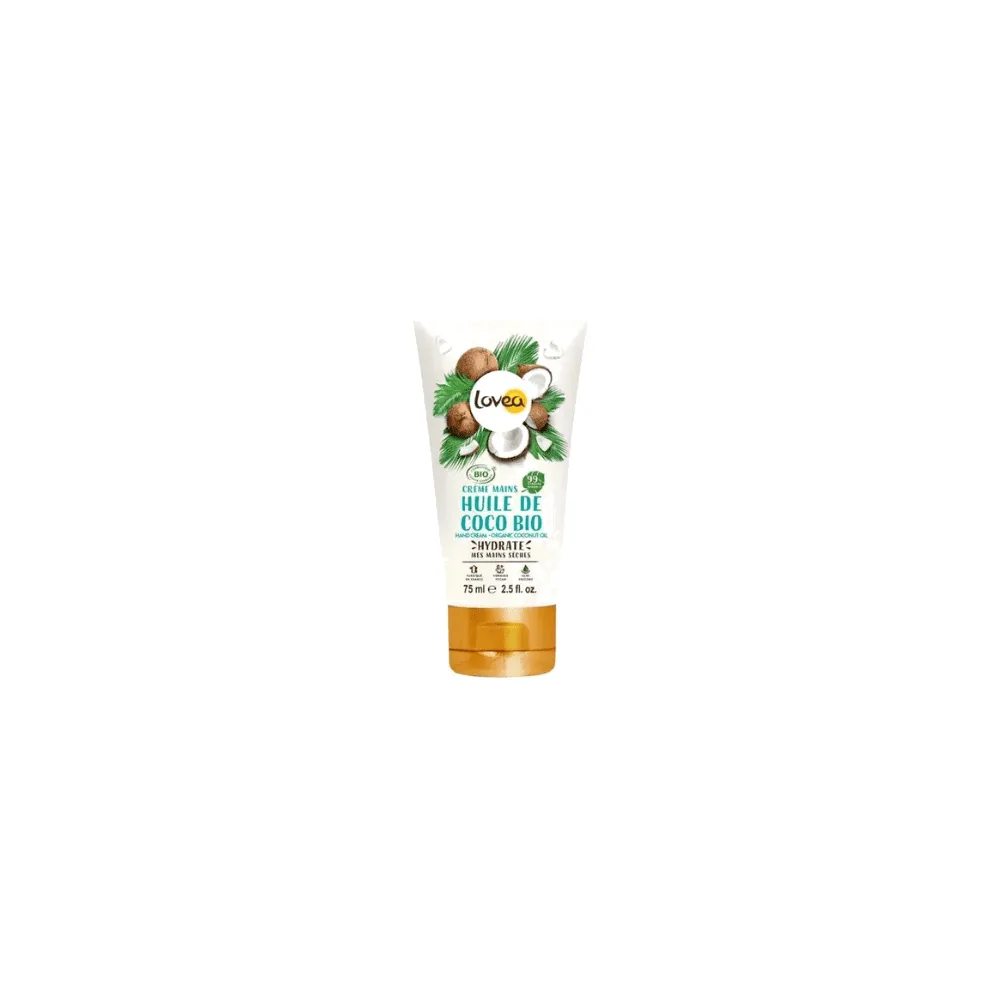 Lovea Crème Mains Huile De Coco Bio 75ml