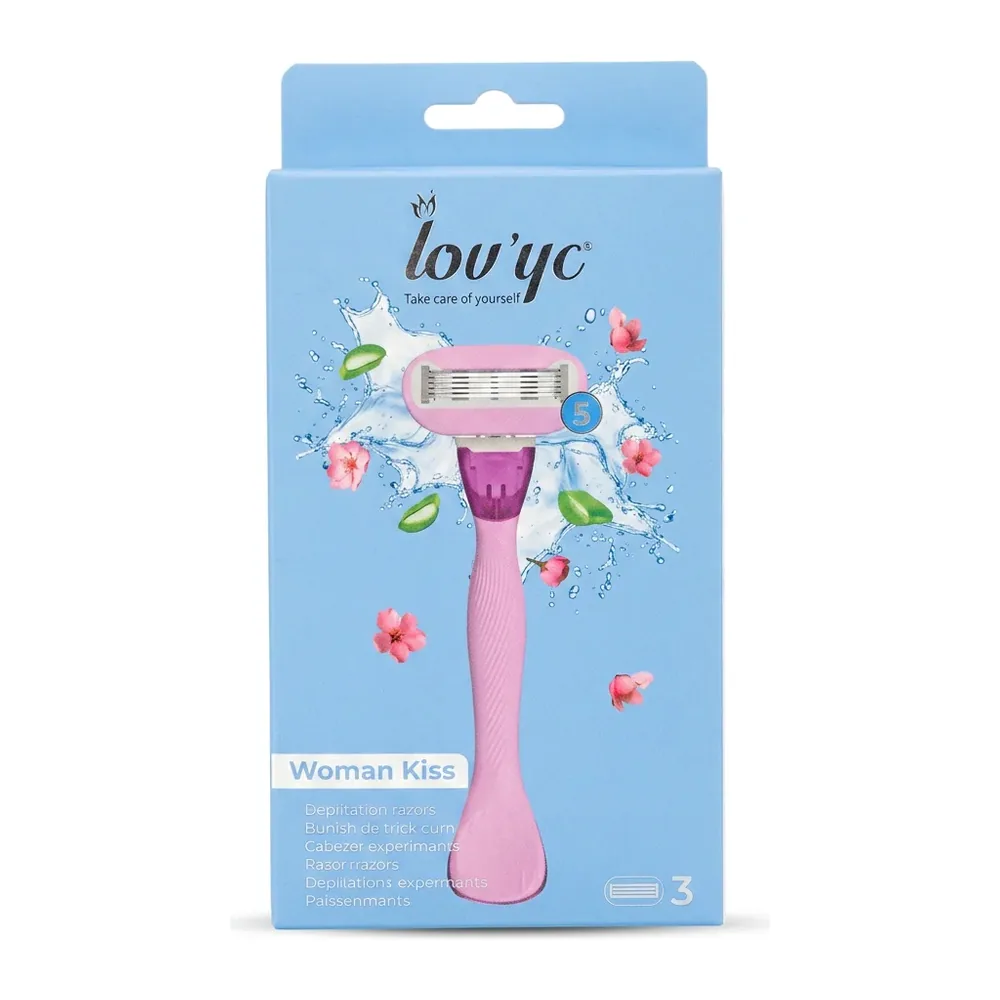 lov’yc – Woman Kiss – Rasage doux et précis – Non visible