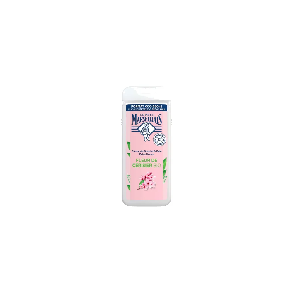 Lpm Creme De Douche Et Bain Fleur De Cerisier Bio 650ml