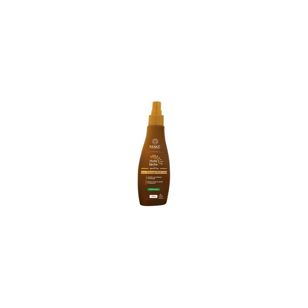 Make Huille Seche Bronzage Dore 150Ml