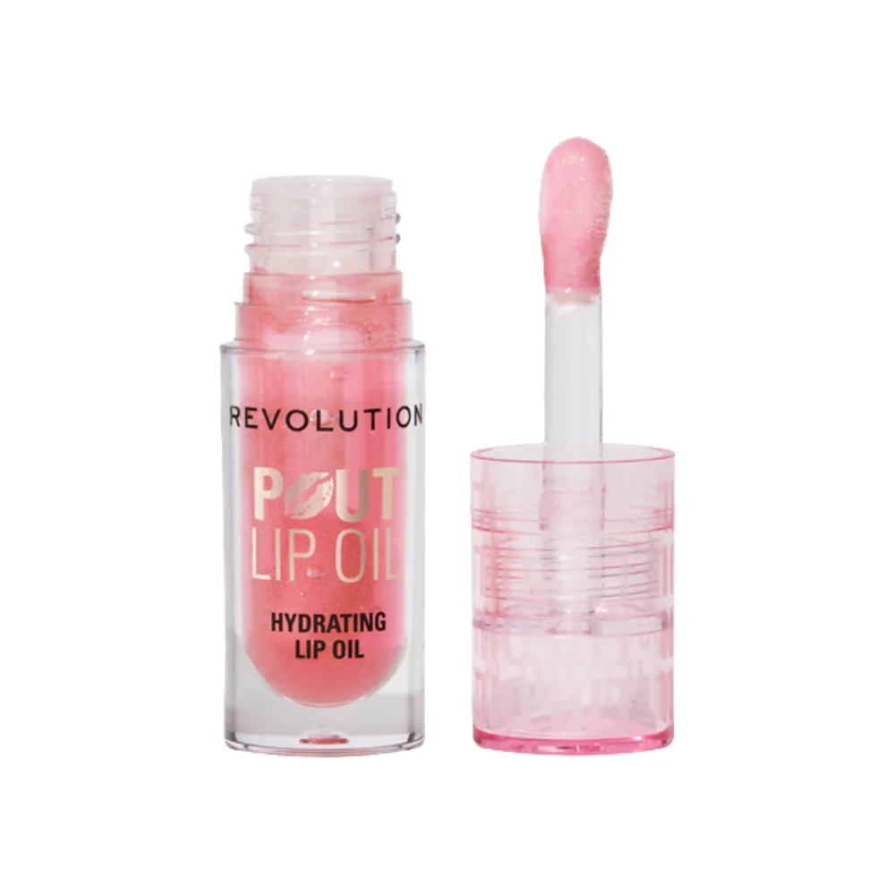 Revolution Glam Pink Shimmer Pout Lip Oil 4.6ml