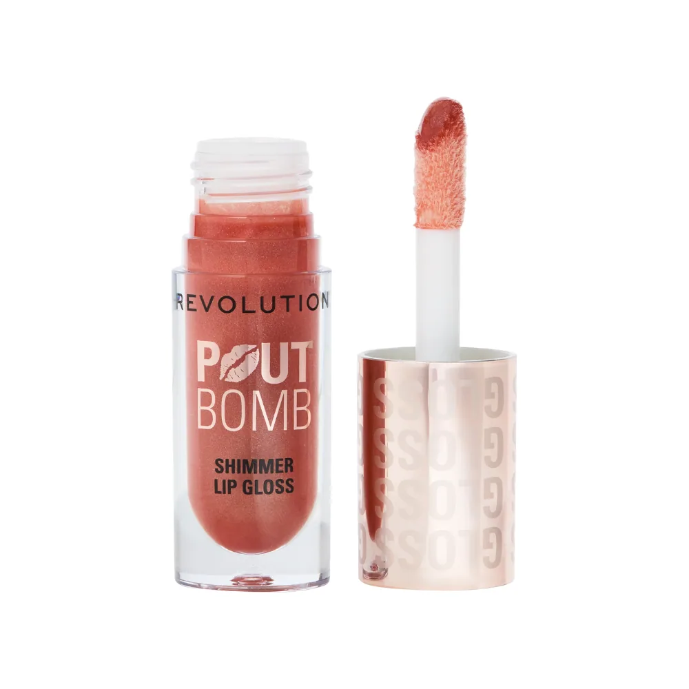 Revolution Nude Glow Pout Bomb Gloss 4.5ml