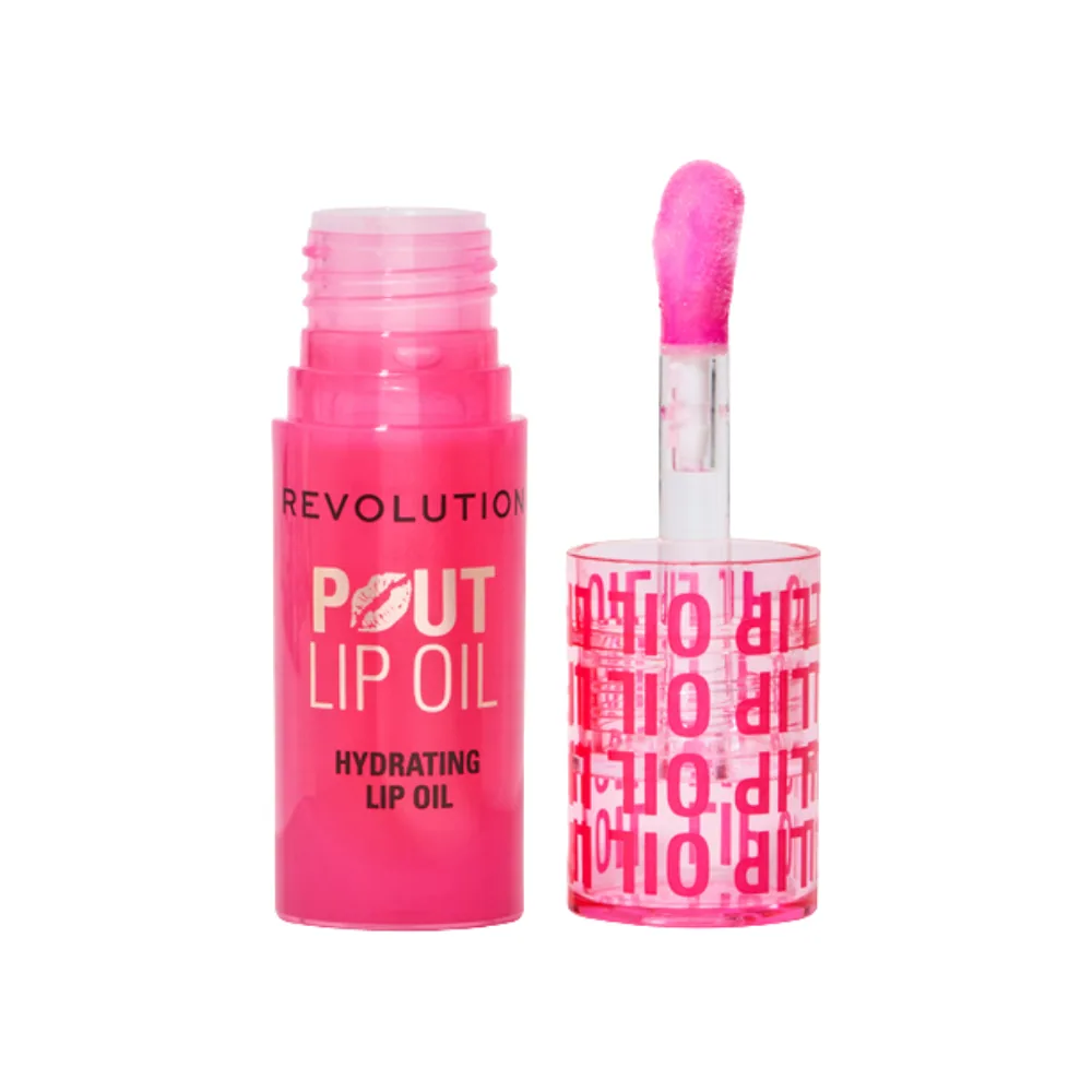 Revolution Watermelon Pink Pout Lip Oil 4.6ml