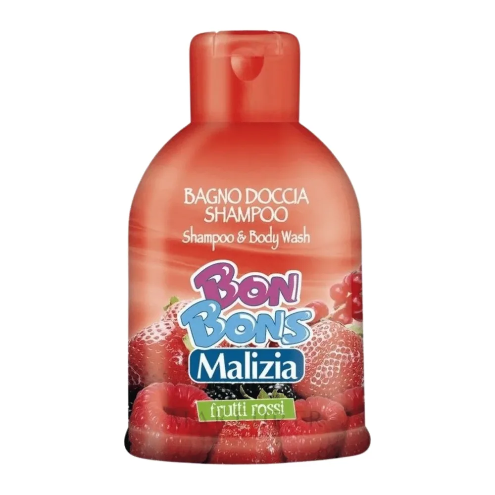 Malizia Bonbon Shampoing & Gel De Douche Rouge