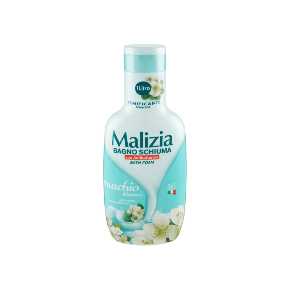 Malizia Gel Douche Musc Blanc 1l