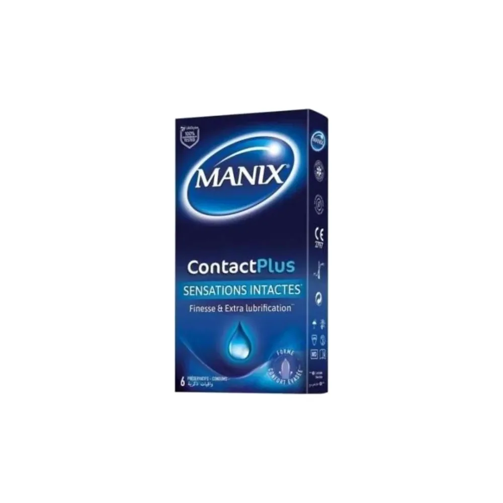 MANIX CONTACT PLUS / 6 Préservatifs