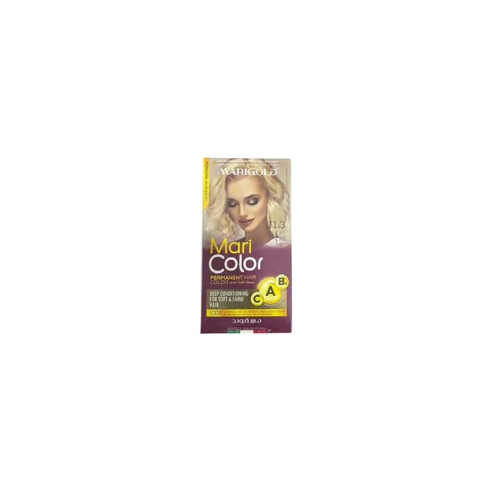 Mari Coloration Permanent Hair Color 11.3 Super Blond Dore