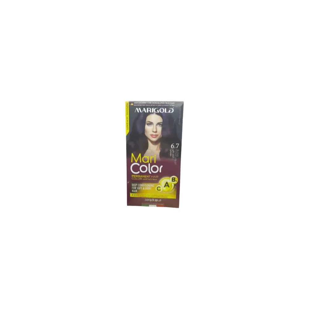 Mari Coloration Permanent Hair Color 6.7 Blond Fonce Violet