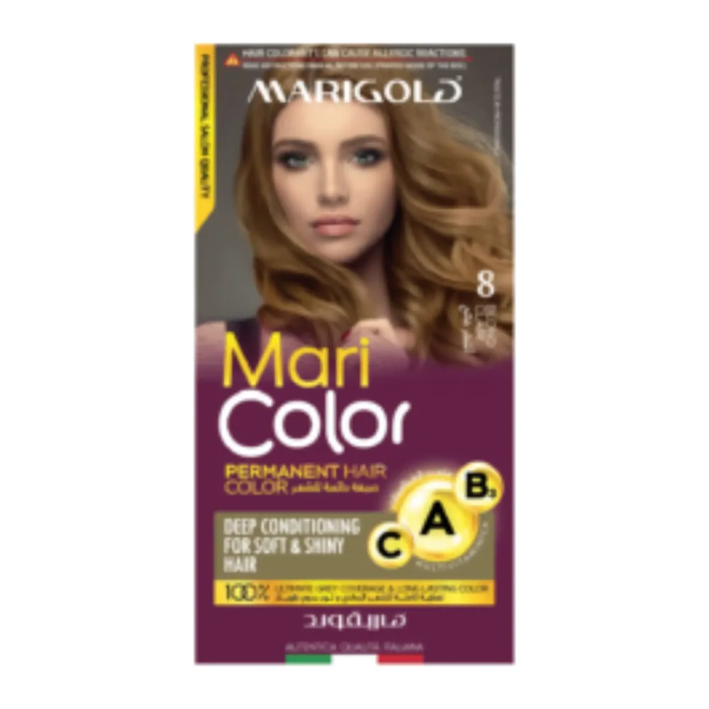 Mari Coloration Permanent Hair Color 8 Blond Clair