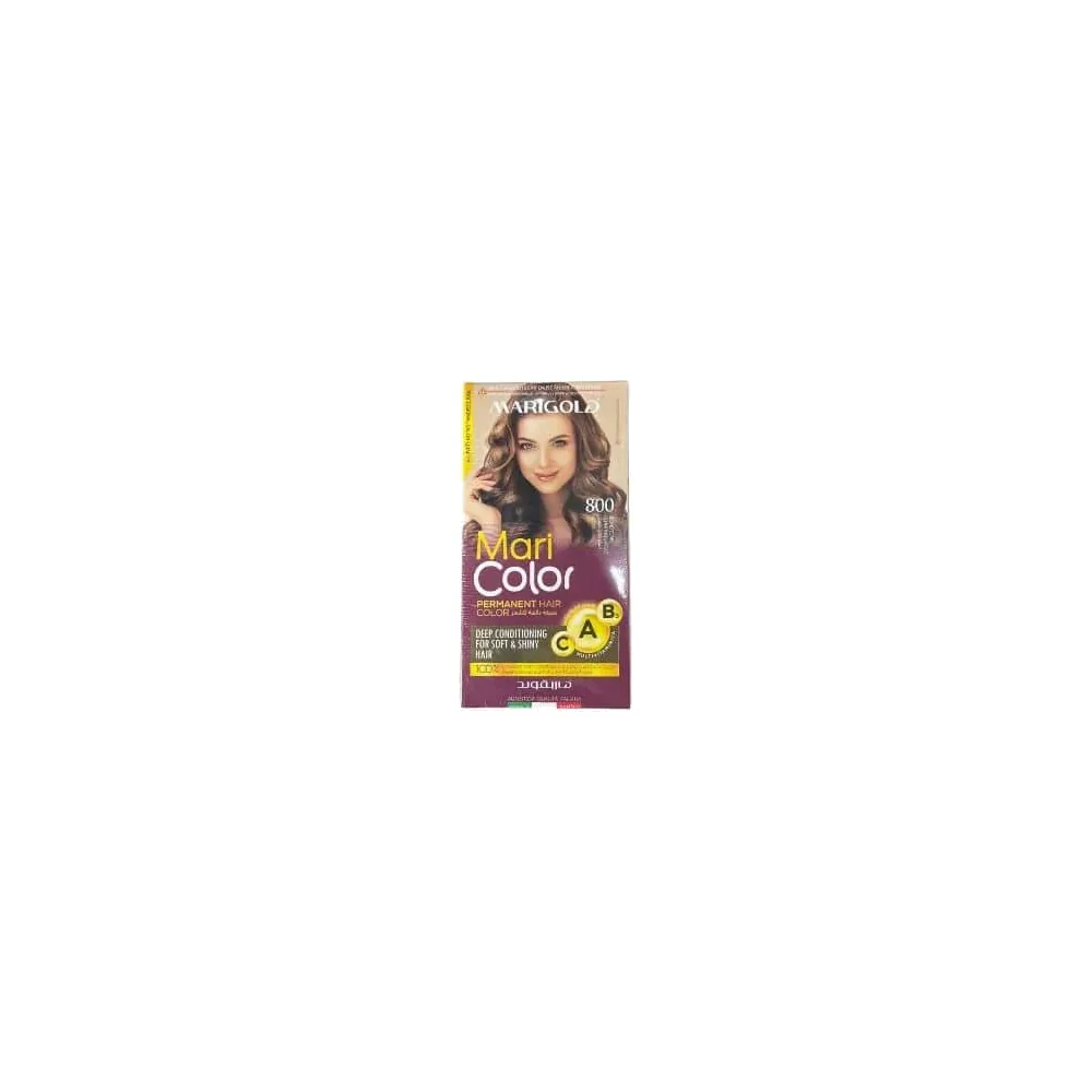 Mari Coloration Permanent Hair Color 800 Blond Clair Naturel