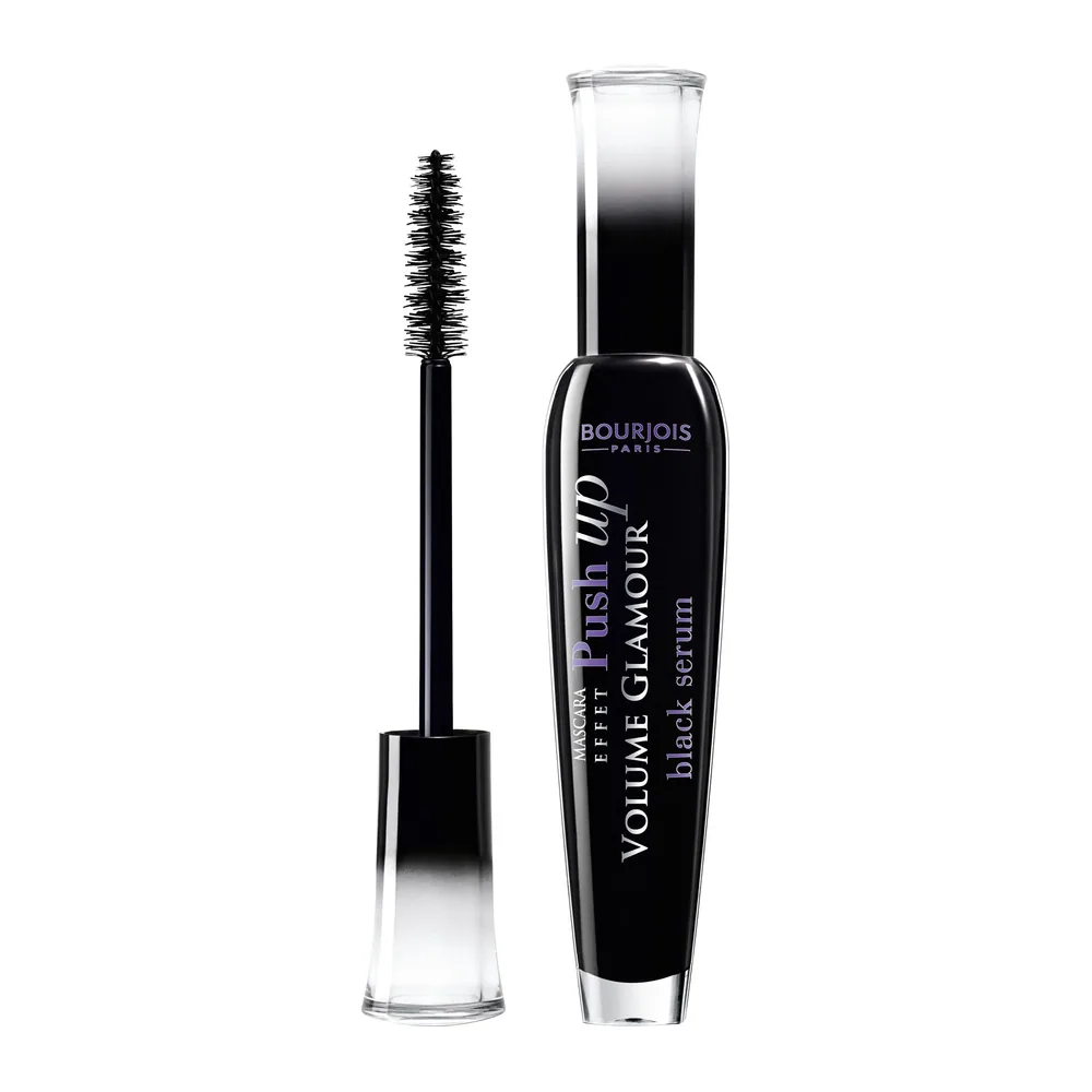 Mascara Volume Glamour Effet Push Up Black Serum Bourjois