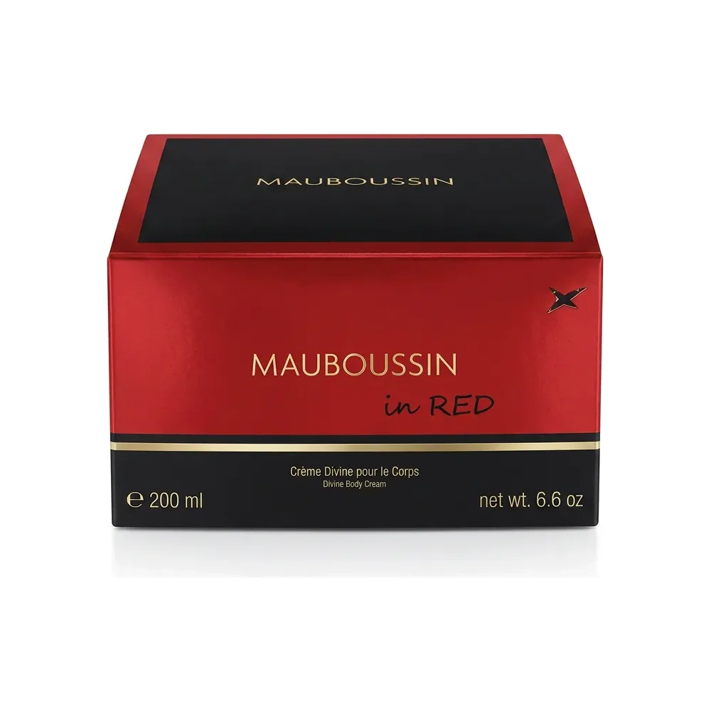 MAUBOUSSIN – in RED Crème Divine pour le Corps – Soin Hydratant Divin – 200 ml