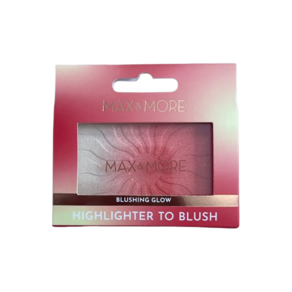 Max&more Highlighter To Blush 168 Blushing Glow 10g