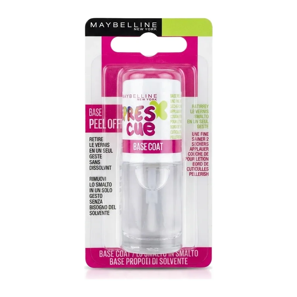 Maybelline – Base Coat Peel Off – Retrait du vernis sans solvant