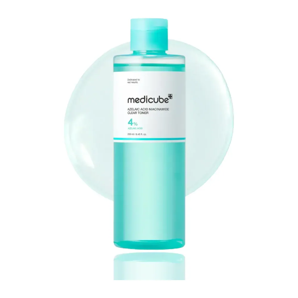 medicube – Tonique transparent à l’acide azélaïque et à la niacinamide – 250ml