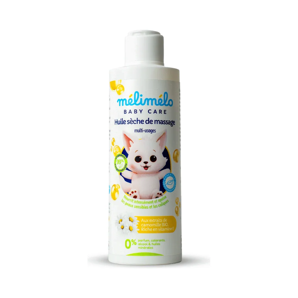 Mélimélo Huile Lactée Nutritive Multi Usages 180ml