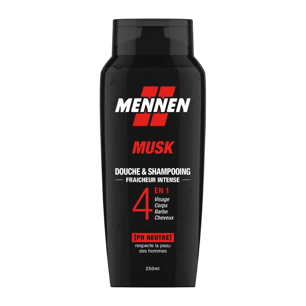 Mennen Musk Douche & Shampoing 4 En 1 250ml