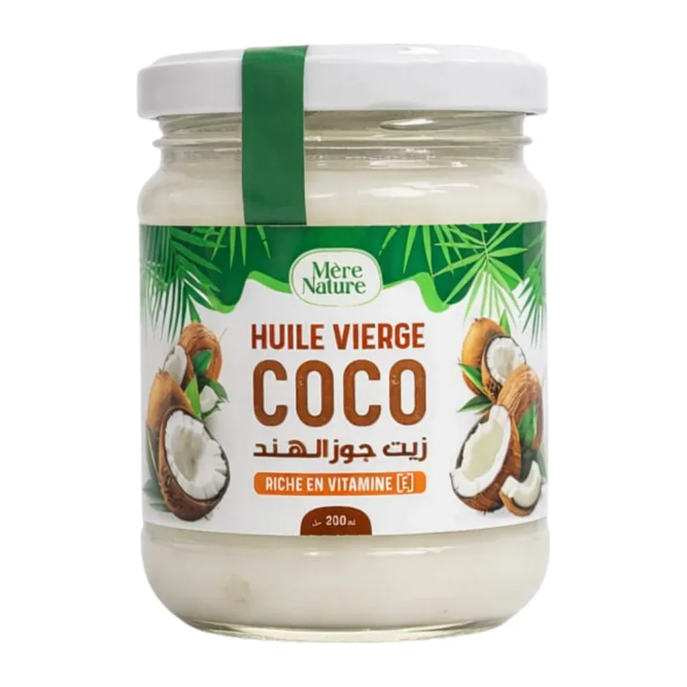 Mere Nature Huile Vierge Coco 200Ml
