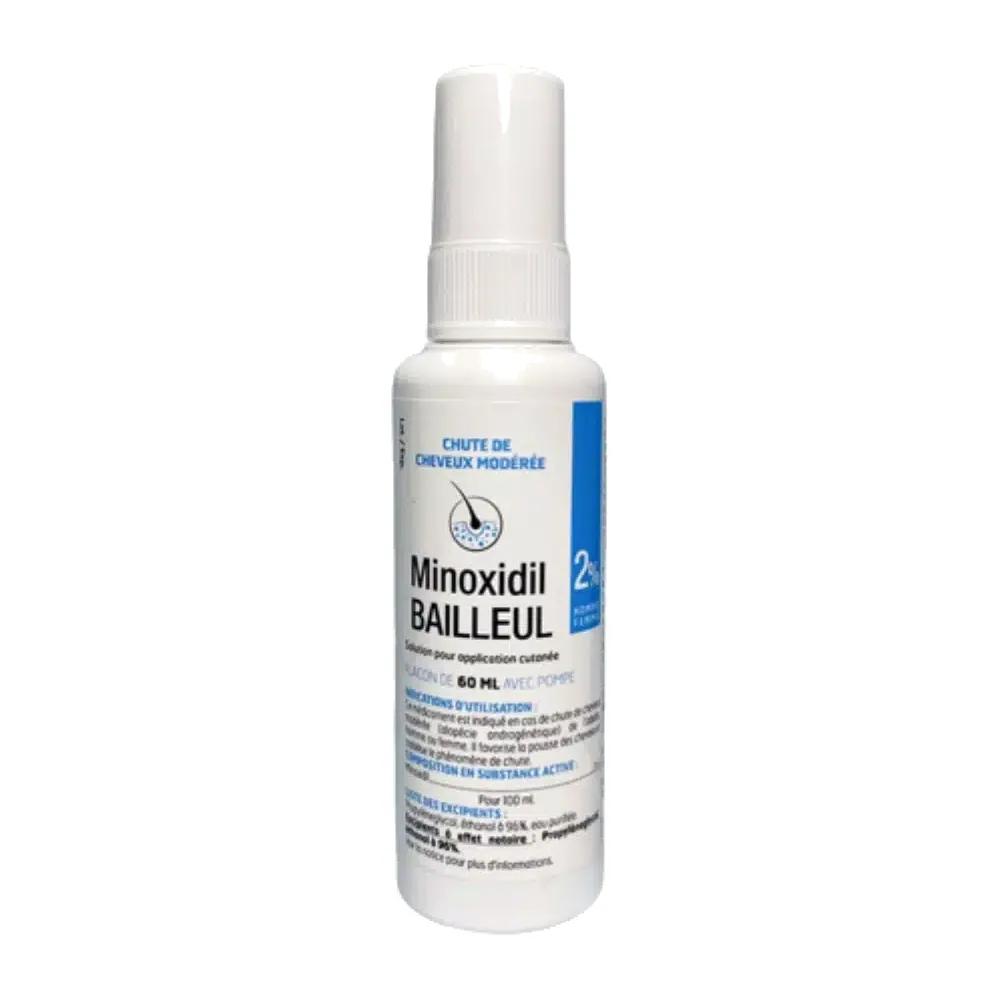Minoxidil 2% Bailleul 60ml – 1 Flacon