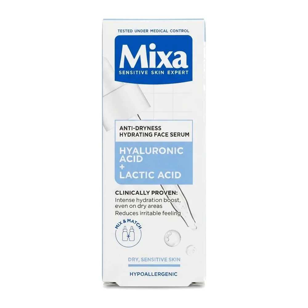 Mixa – Anti-Dryness Hydrating Face Serum – Hydratation intense
