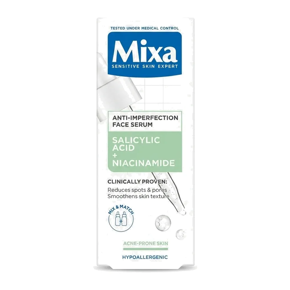Mixa – Anti-Imperfection Face Serum – Réduit les Spots & Pores