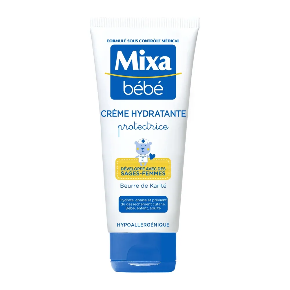 Mixa Bébé Crème Hydratante Protectrice au Beurre de Karité 100ml