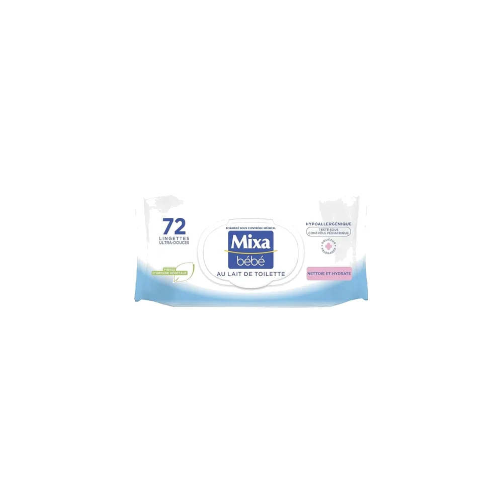 Mixa Bebe Lingettes Ultra Douces Nourrissons 48pcs